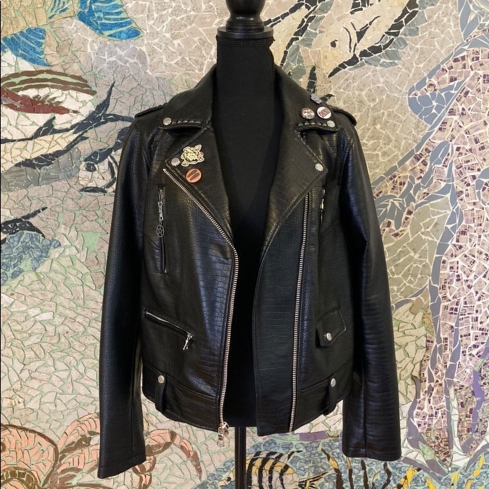 Guess faux leather jacket